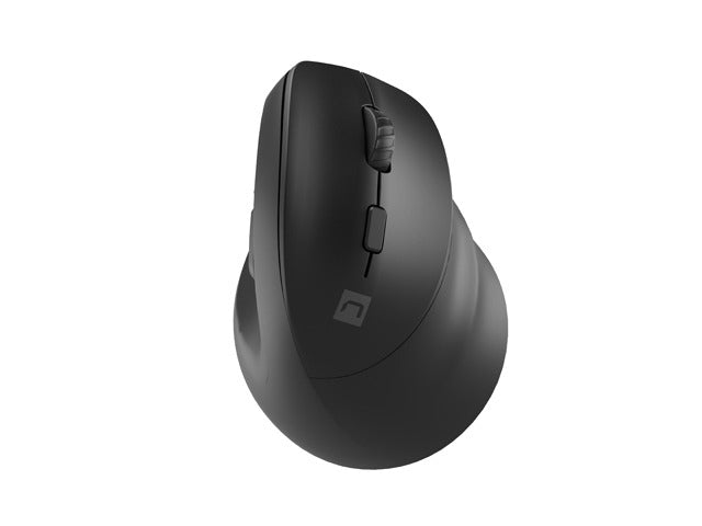 Вертикална мишка Natec Crake 2 BLUETOOTH 5.2 + 2.4GHZ ЧЕРНА 2400dpi, дясна ръка, черна