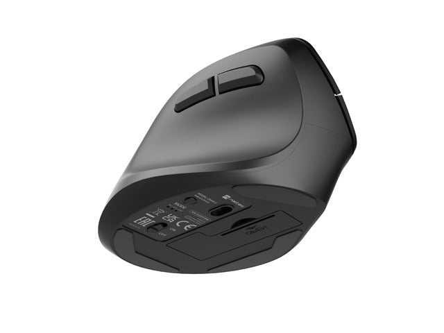 Вертикална мишка Natec Crake 2 BLUETOOTH 5.2 + 2.4GHZ ЧЕРНА 2400dpi, лява ръка, черна