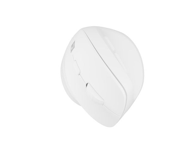Вертикална мишка Natec Crake 2 Wireless, 2400DPI Bluetooth 5.2 + 2.4 GHz Бяла