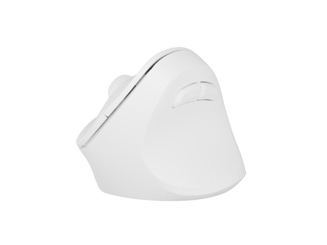 Вертикална мишка Natec Crake 2 Wireless, 2400DPI Bluetooth 5.2 + 2.4 GHz Бяла