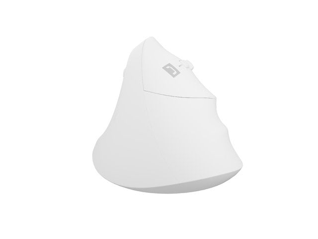 Вертикална мишка Natec Crake 2 Wireless, 2400DPI Bluetooth 5.2 + 2.4 GHz Бяла