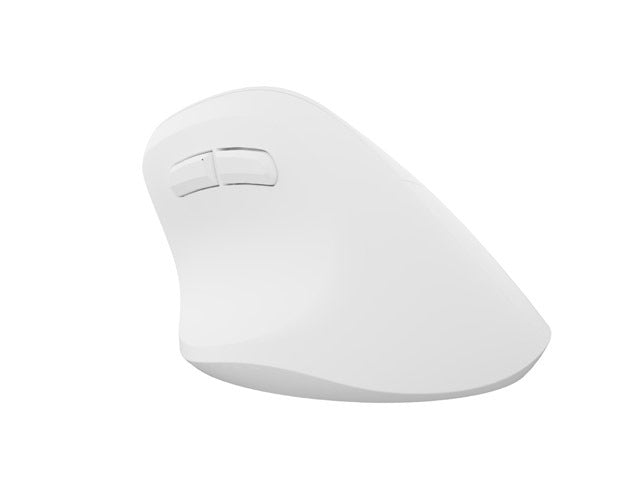 Вертикална мишка Natec Crake 2 Wireless, 2400DPI Bluetooth 5.2 + 2.4 GHz Бяла