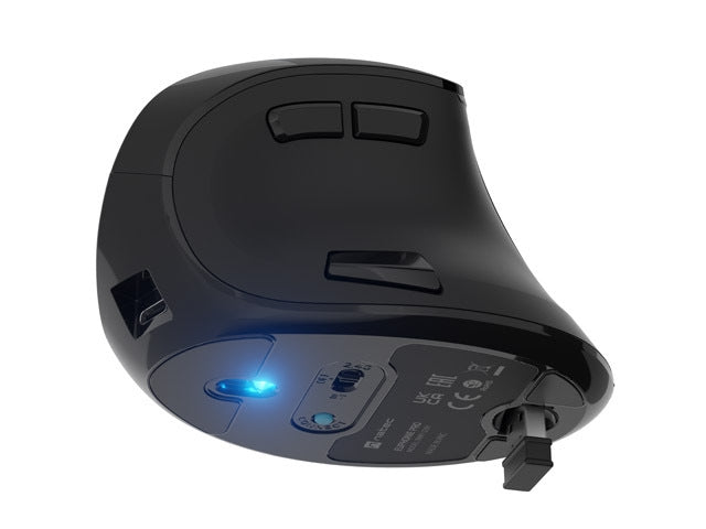 Безжична вертикална мишка Natec Euphonie Pro BT 5.0 4000DPI, безшумна, програмируема