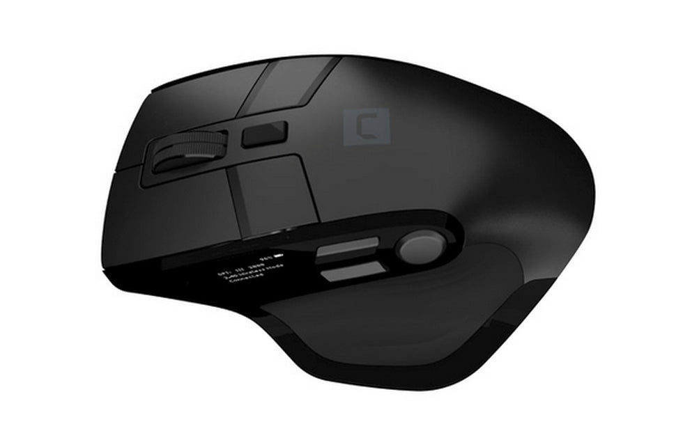 Безжична мишка Natec Jaguar Pro 4000DPI Оптична, безшумна, бързо скролиране, програмируема, черна