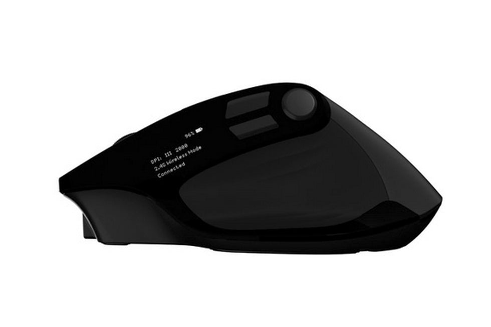 Безжична мишка Natec Jaguar Pro 4000DPI Оптична, безшумна, бързо скролиране, програмируема, черна