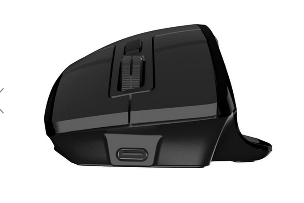 Безжична мишка Natec Jaguar Pro 4000DPI Оптична, безшумна, бързо скролиране, програмируема, черна