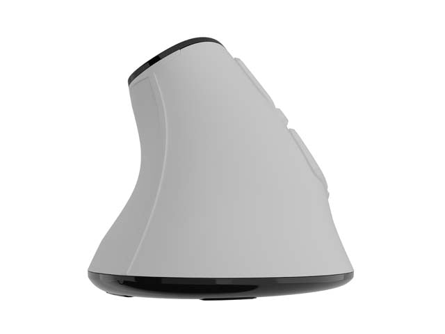 Безжична вертикална мишка Natec Euphonie PRO BT 5.0, 4000DPI, безшумна, програмируема, бяла