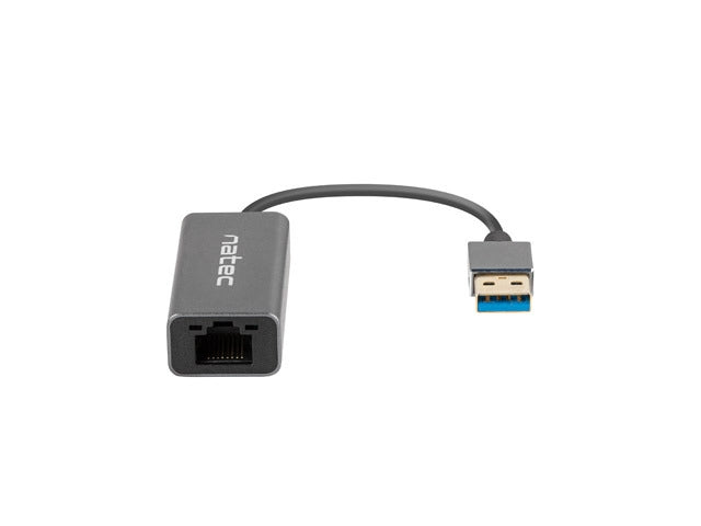 Natec Cricket USB към RJ45 Ethernet адаптер Мрежова карта Cricket USB 3.0, 1xRJ45 1GB, кабел