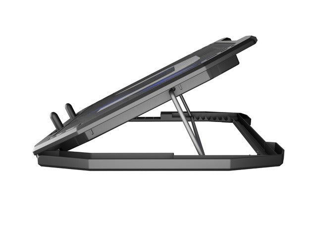 Охлаждаща подложка за лаптоп Natec Oriole 15.6-17.3" 3 вентилатора, LED светлина, 2 USB