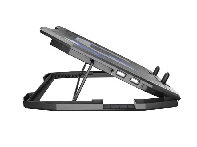 Охлаждаща подложка за лаптоп Natec Oriole 15.6-17.3" 3 вентилатора, LED светлина, 2 USB