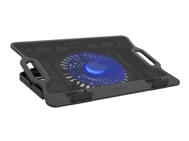 Охлаждаща подложка за лаптоп Natec Dipper 2 12,1-17,3'' вентилатор, LED светлина, 2 USB