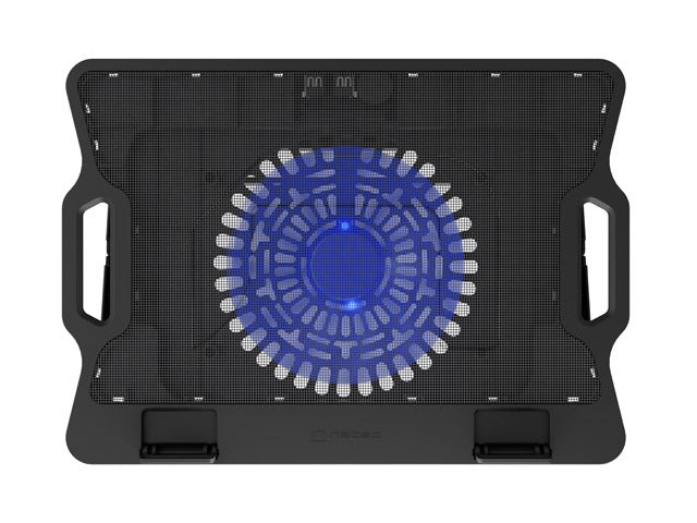Охлаждаща подложка за лаптоп Natec Dipper 2 12,1-17,3'' вентилатор, LED светлина, 2 USB