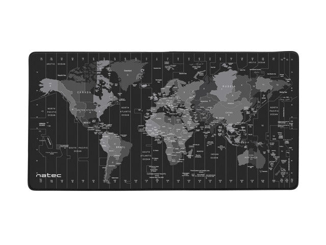 Natec Mouse Pad Time Zone Map MAXI 800x400 мм