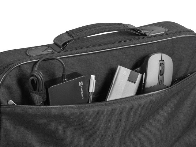Чанта за лаптоп Natec Impala 2 15.6", Onyx Black