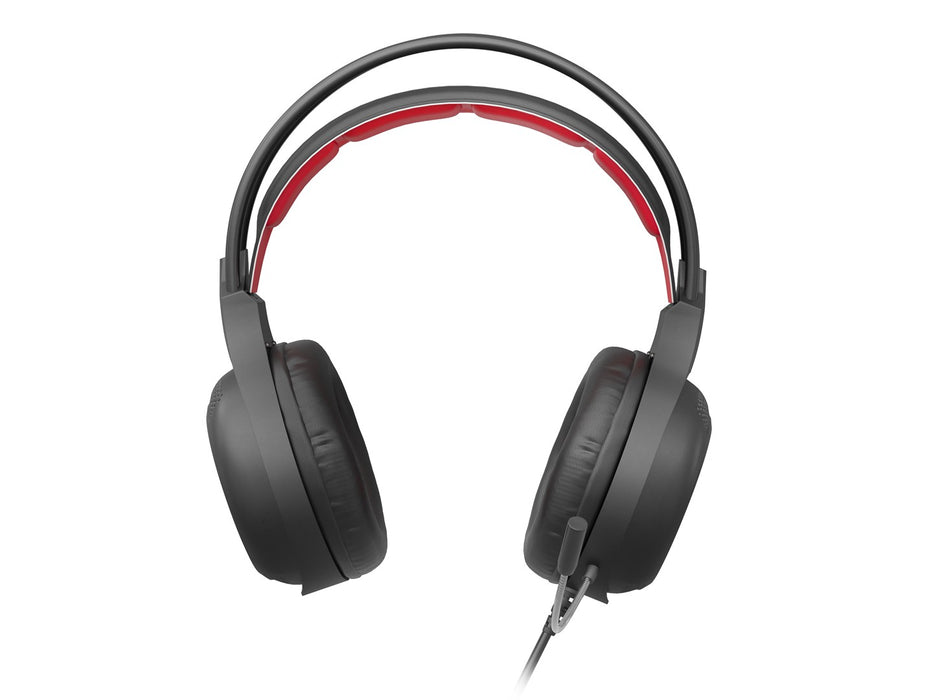 GENESIS Radon 300 Слушалки с кабелна лента за глава Gaming USB Type-A Черен, червен
