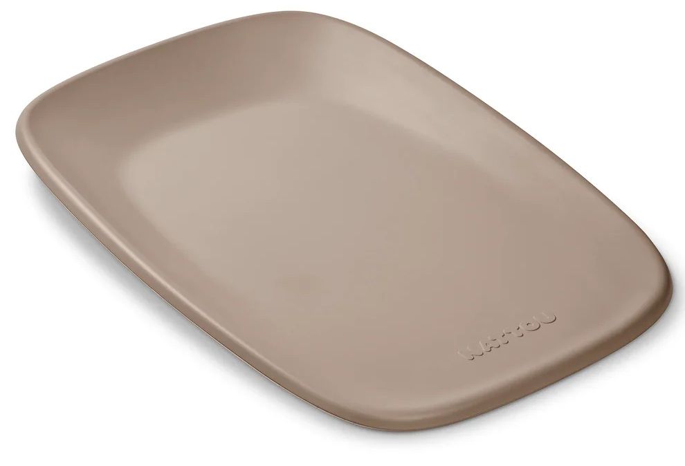 Подложка за повиване Nattou - Softy, 70 x 50 cm, Taupe