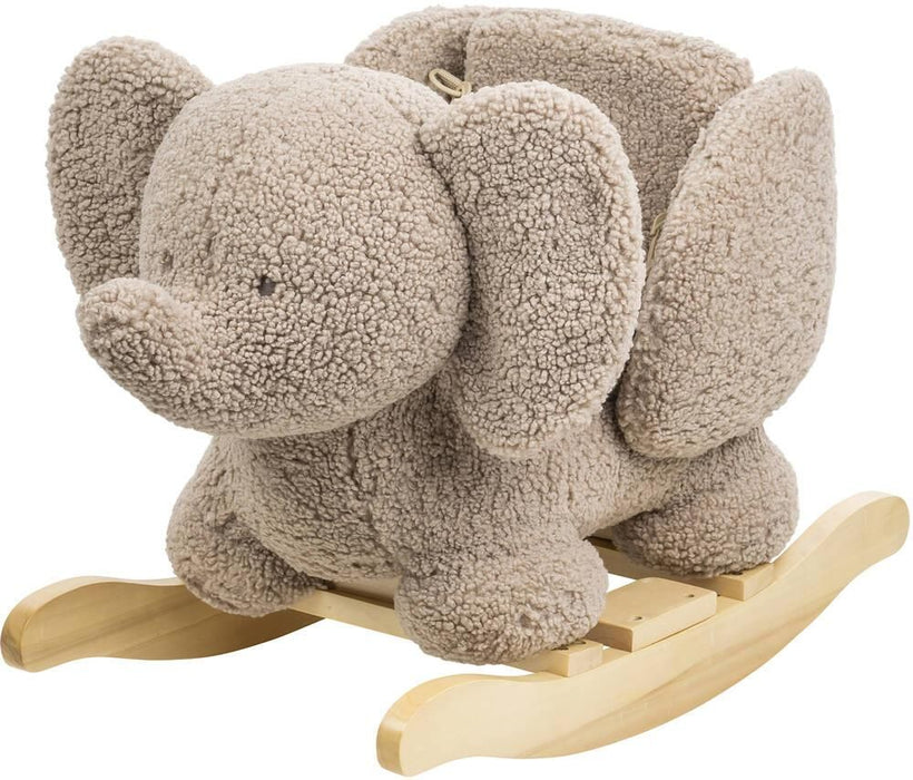 Люлееща се играчка Nattou Teddy - Elephant, Taupe