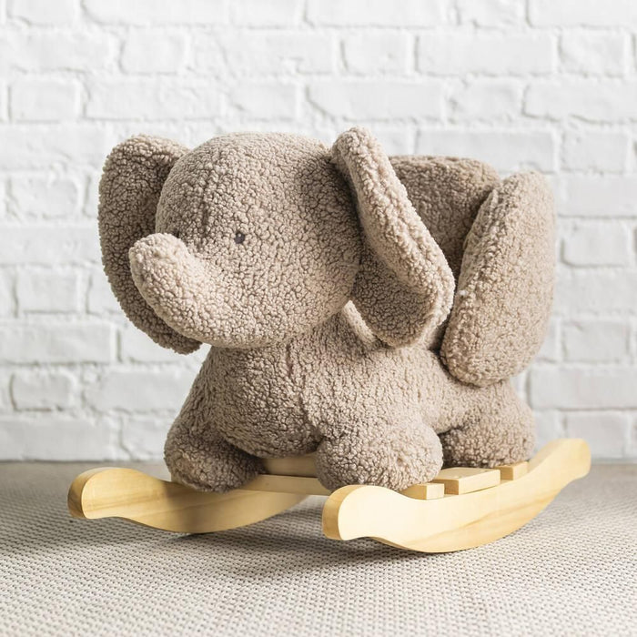 Люлееща се играчка Nattou Teddy - Elephant, Taupe