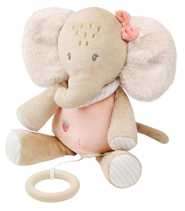 Музикална играчка Nattou - Слончето Oli, 24 cm