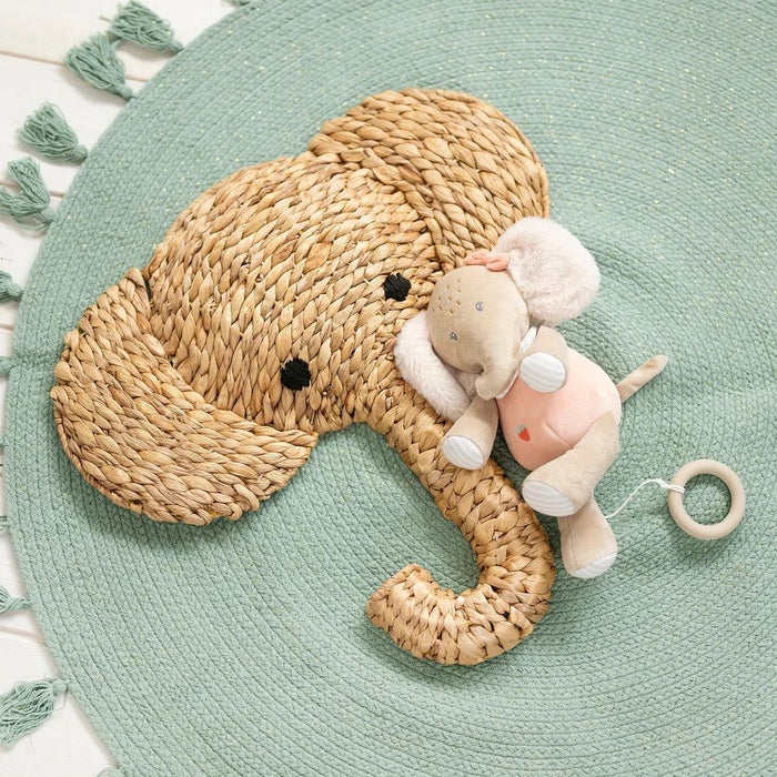 Музикална играчка Nattou - Слончето Oli, 24 cm