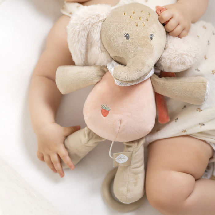 Музикална играчка Nattou - Слончето Oli, 24 cm