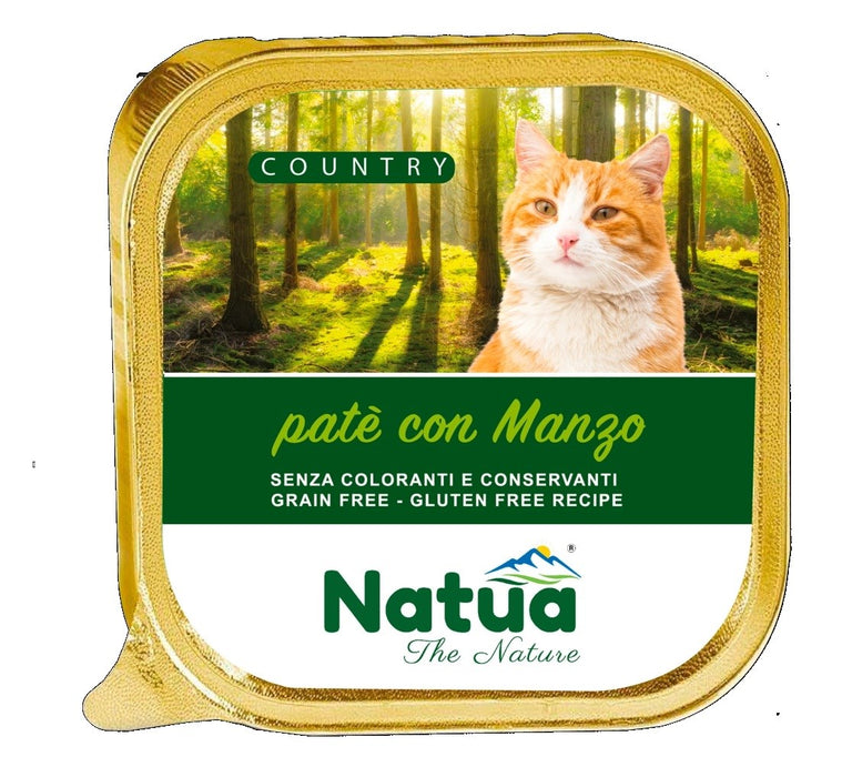NATUA Country Beef - мокра храна за котки - 100 г