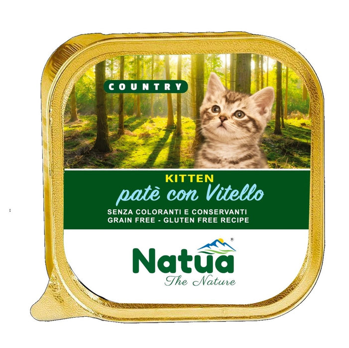 NATUA Country Kitten Veal - мокра котешка храна - 100 г
