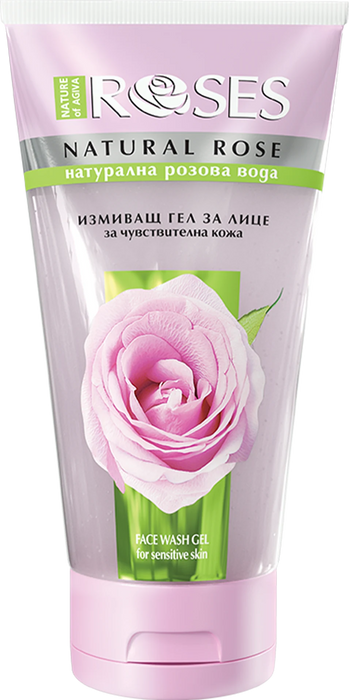 Измиващ гел за лице Natural Rose, 150 ml