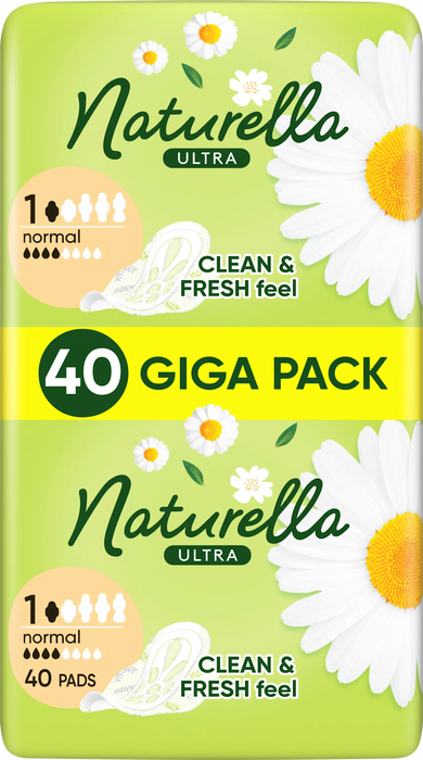 Дамски превръзки Ultra Clean & Fresh, 40 бр