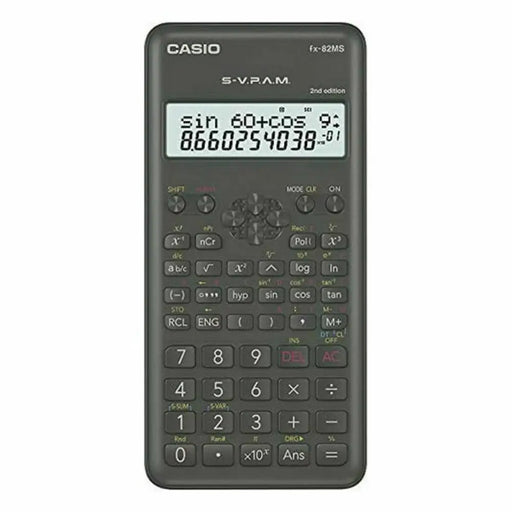 Научен Калкулатор Casio FX-82 MS2 Черен Тъмно сив Пластмаса