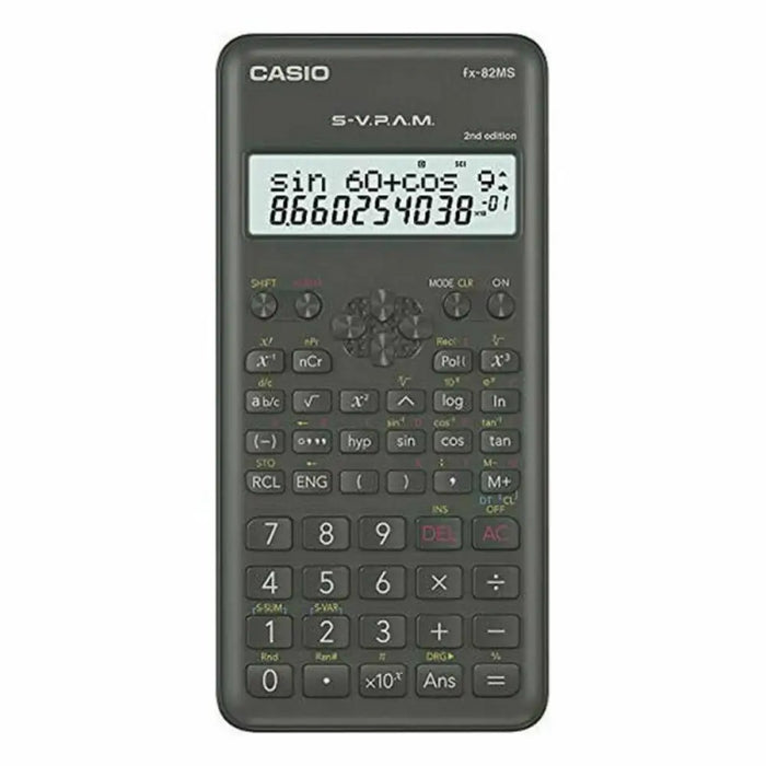 Научен Калкулатор Casio FX-82 MS2 Черен Тъмно сив Пластмаса