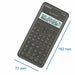 Научен Калкулатор Casio FX-82 MS2 Черен Тъмно сив Пластмаса