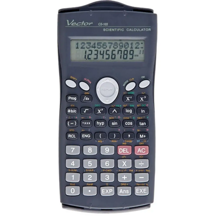 Научен калкулатор Vector KAV CS-103 279 функции 80x170mm