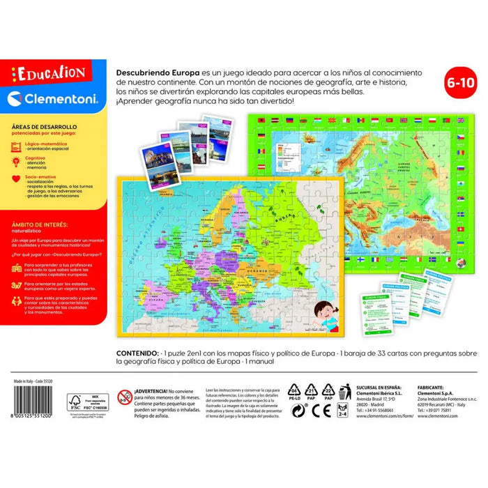 Научна Игра Clementoni Descubre Europa