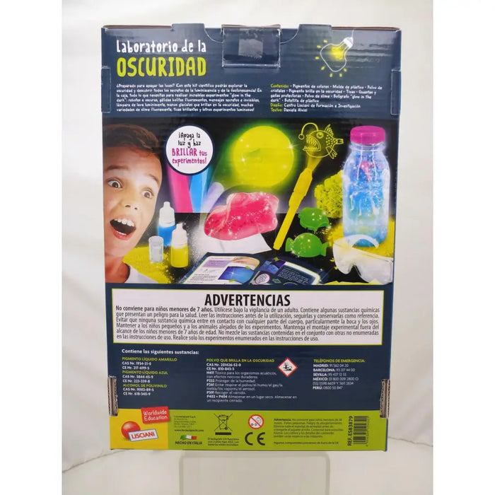 Научна Игра Lisciani Giochi Laboratorio de la oscuridad ES