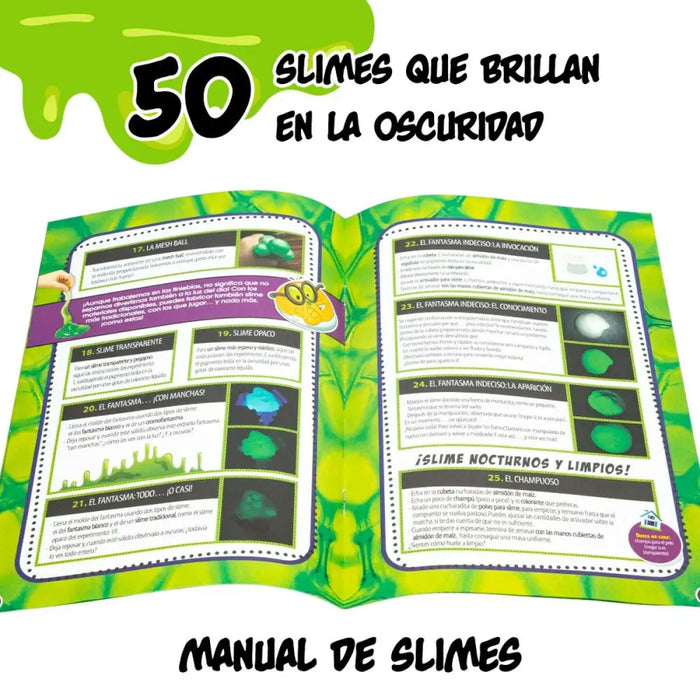 Научна Игра Lisciani Giochi Night Slime ES (6 броя)