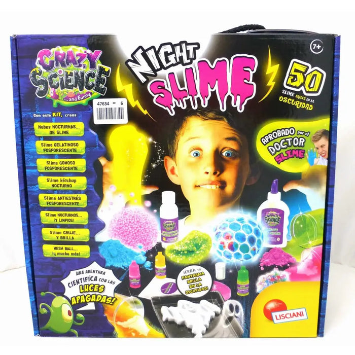 Научна Игра Lisciani Giochi Night Slime ES (6 броя)