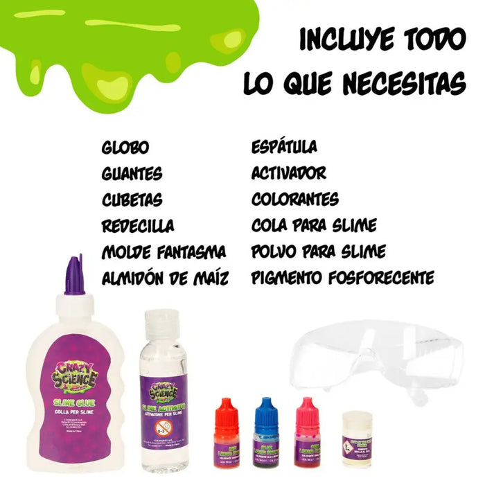 Научна Игра Lisciani Giochi Night Slime ES (6 броя)