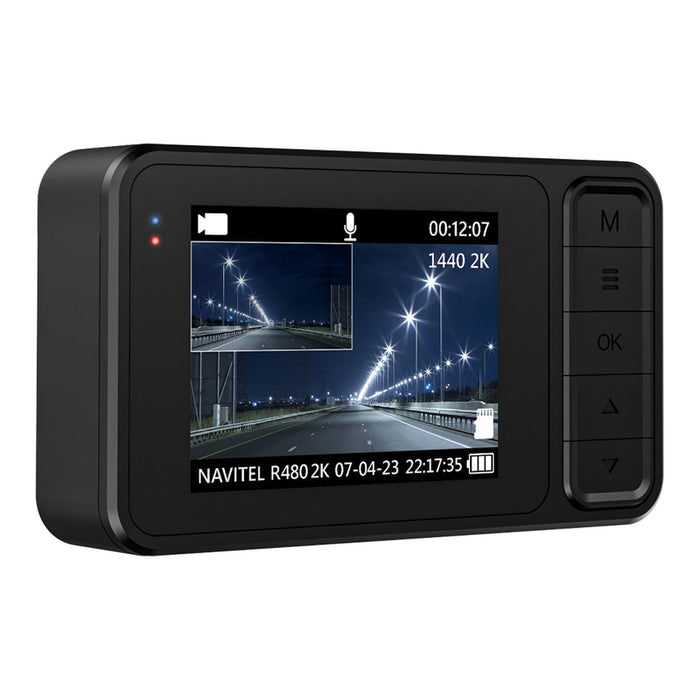 Видеорегистратор NAVITEL R480 2K 2.0 ", 2K 2560x1440, 160 °