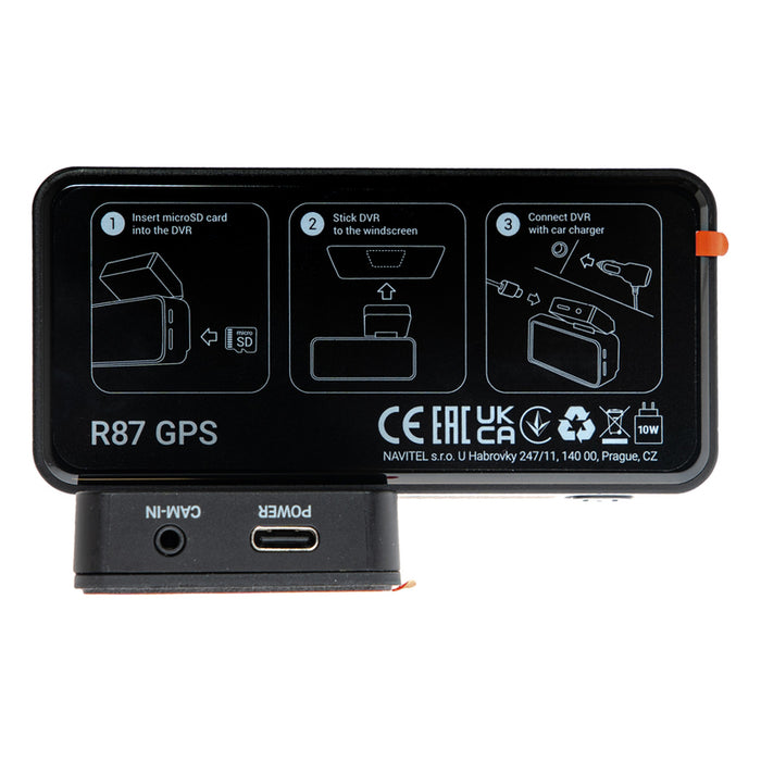 Видеорегистратор NAVITEL R87 3.7 ", 2592 x 1944, 150°, GPS, WI-FI