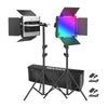 LED лампа Neewer 2×660 PRO II RGB 2×200CM
