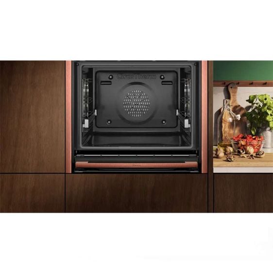 Парна фурна за вграждане NEFF B69VY7MY0, N 90, 71 л, Пиролиза, Slide&Hide, Flex Design