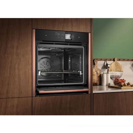 Парна фурна за вграждане NEFF B69VY7MY0, N 90, 71 л, Пиролиза, Slide&Hide, Flex Design