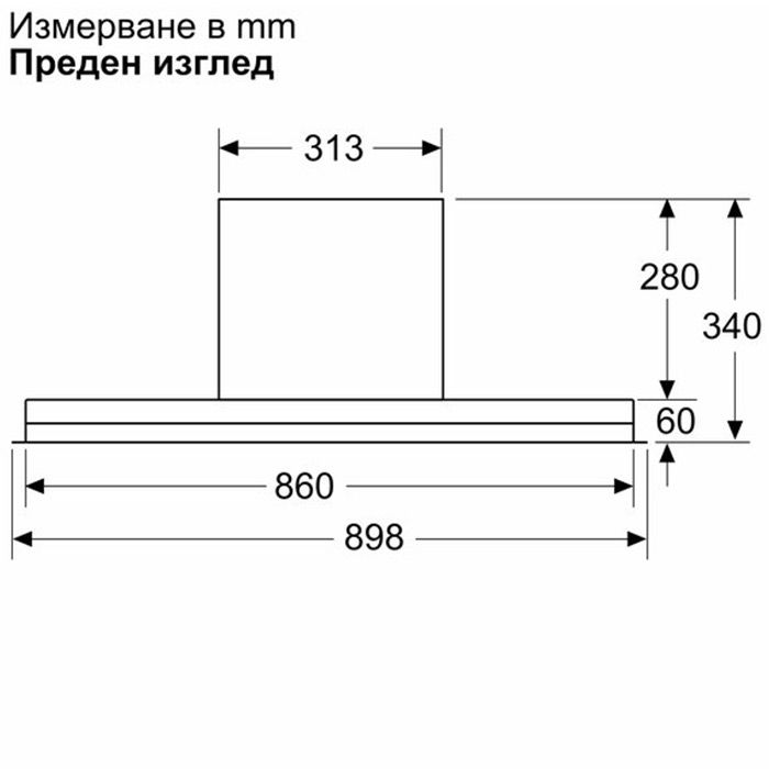 Абсорбатор за вграждане NEFF D97XDP2S0