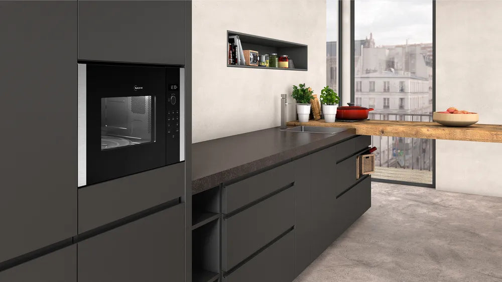Микровълнова за вграждане NEFF HLAWD53N1F, N 50, 25 л, Easy Clean