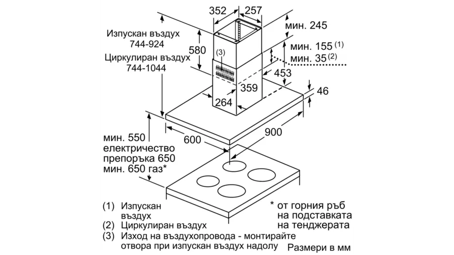 Вграден абсорбатор NEFF I96BMP5N0