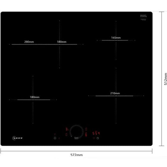 Плот за вграждане NEFF T56PHF1C0 Индукция 60 cm flush mount