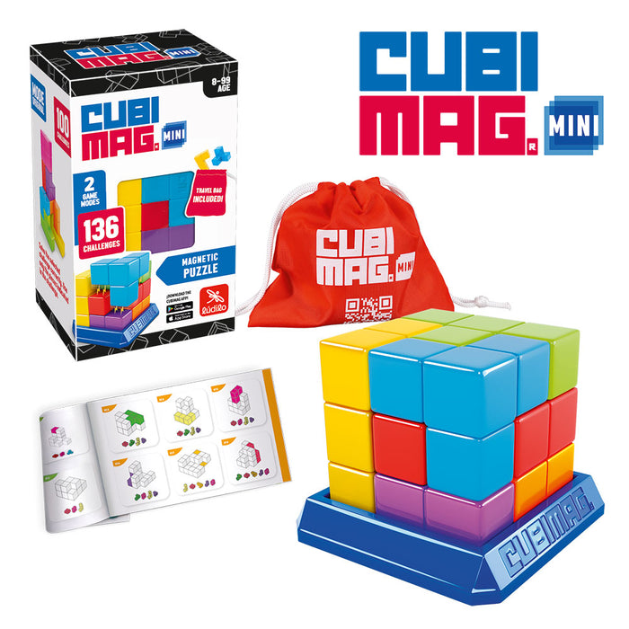 CUBIMAG Пъзел с торбичка и поставка