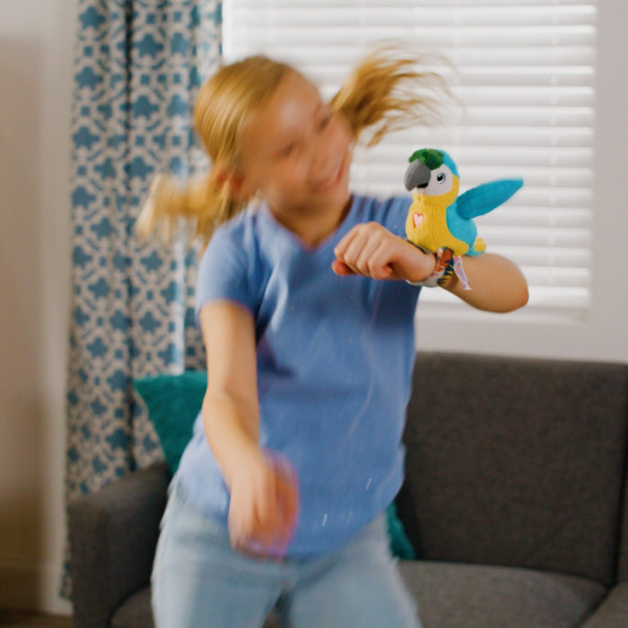 Happy Yappers Интерактивно Пиле Blue Parrot