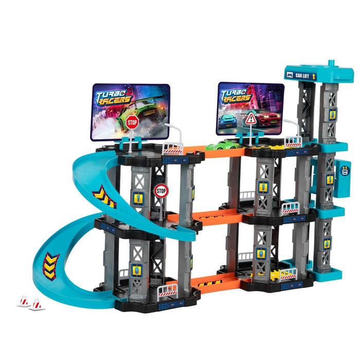 TToys Turbo Racer Паркинг Гараж с 3 Колички